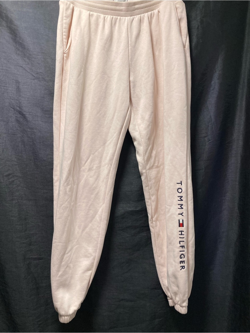 Tommy Hilfiger Pink Logo Jogger Sweatpants Size S/P